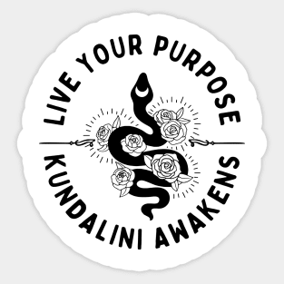 Kundalini Awakens Design Sticker